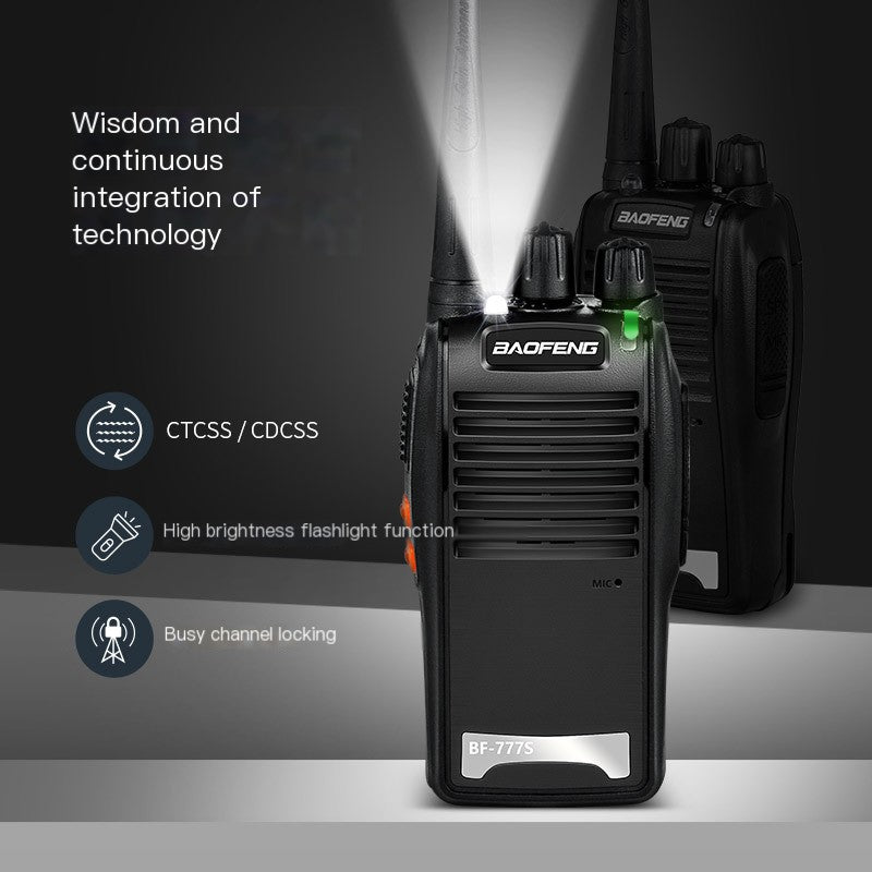 Mini Walkie Talkie With Flashlight